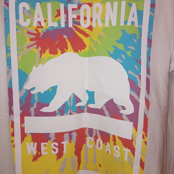 Nwot Men White RING OF FIRE California West Coast T-shirt (XL) - Picture 5 of 5
